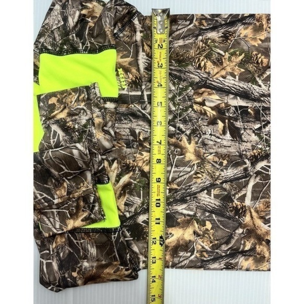 RBX Kids Long Sleeve Shirt Camo Performance Neon Trim Size M 5-6 - Picture 5 of 7